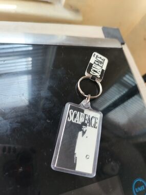 Scarface Black & White Acrylic Keychain